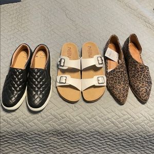 LOT! 3 pairs Target shoes, Wenda, Reese, and Birks